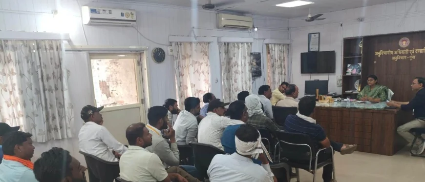 मंडी व्यवस्था सुधार हेतु एसडीएम की व्यापारियों के साथ बैठक