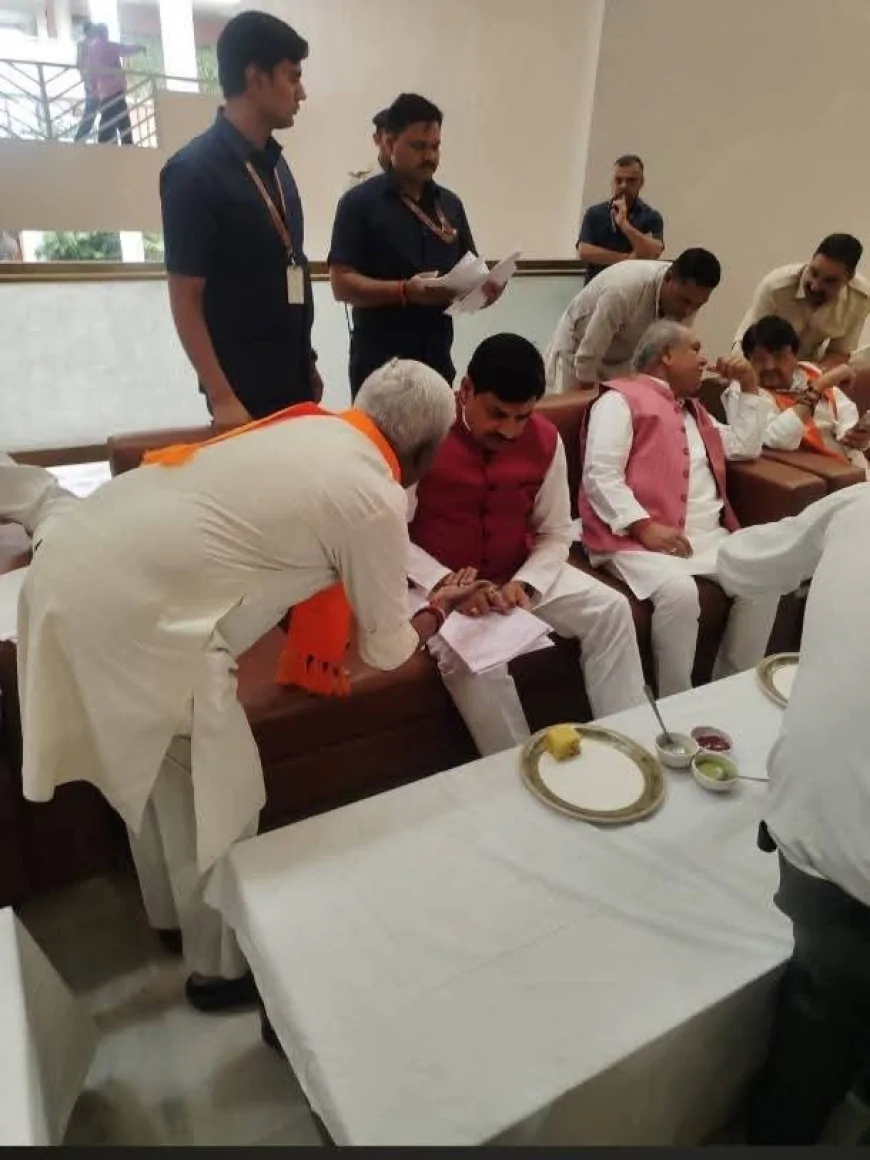 गुना विधायक पन्नालाल शाक्य ने CM मोहन यादव से की मुलाकात, किसानों को उचित मूल्य दिलाने की मांग