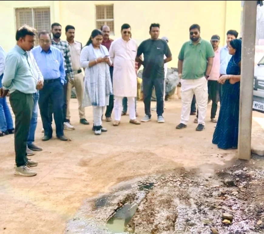एयरटेल कंपनी को नोटिस, सीएमओ ने रूकवाया काम बिना अनुमति खोद डाली थी सड़क