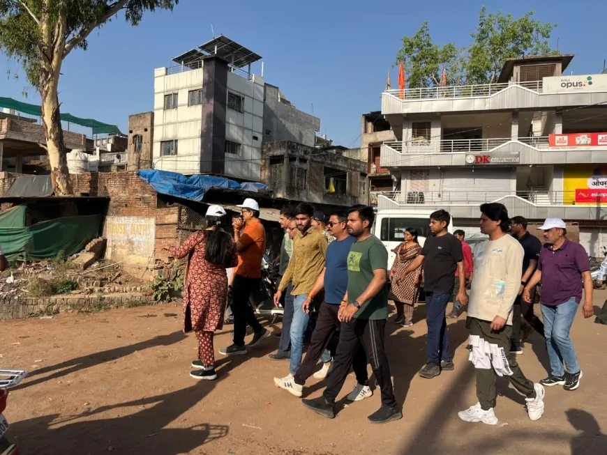गुनिया नदी स्वच्छता हेतु पदयात्रा एवं जनजागरण अभियान संपन्न