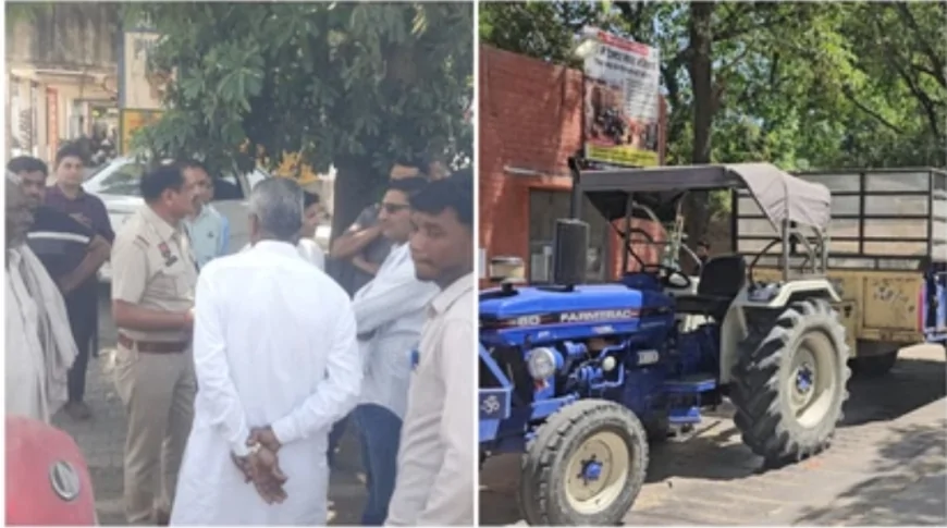 जगाधरी अनाज मंडी में हंगामा: पोर्टल ठप होने से किसानों का फूटा गुस्सा, घंटों लाइन में फंसे ट्रैक्टर