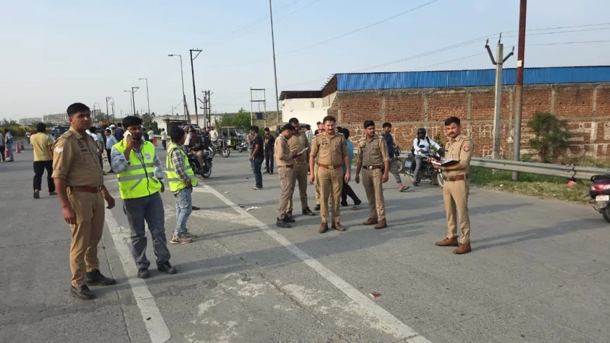 हापुड़ में दर्दनाक सड़क हादसा: बस का इंतजार कर रहीं महिलाओं को कार ने रौंदा, तीन की मौत, दो घायल