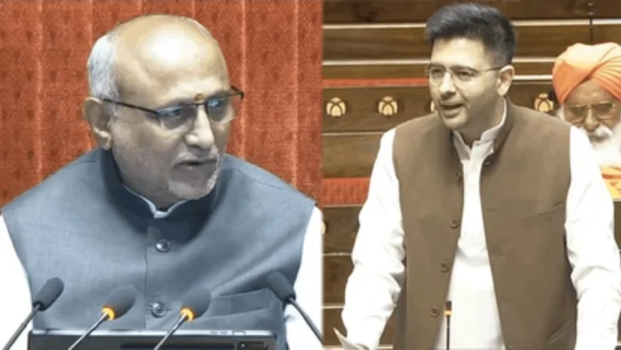 राज्यसभा में राघव चड्ढा का तंज: ‘मैं हटाया गया डिप्टी लीडर हाजिर हूं’, हरिवंश को तीसरी बार उपसभापति बनने पर दी बधाई