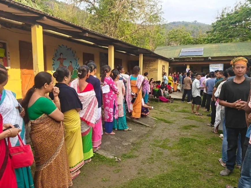 असम में रिकॉर्ड 85.96% मतदान, सत्ता बनाम विपक्ष—किसके पक्ष में जाएगा जनादेश?