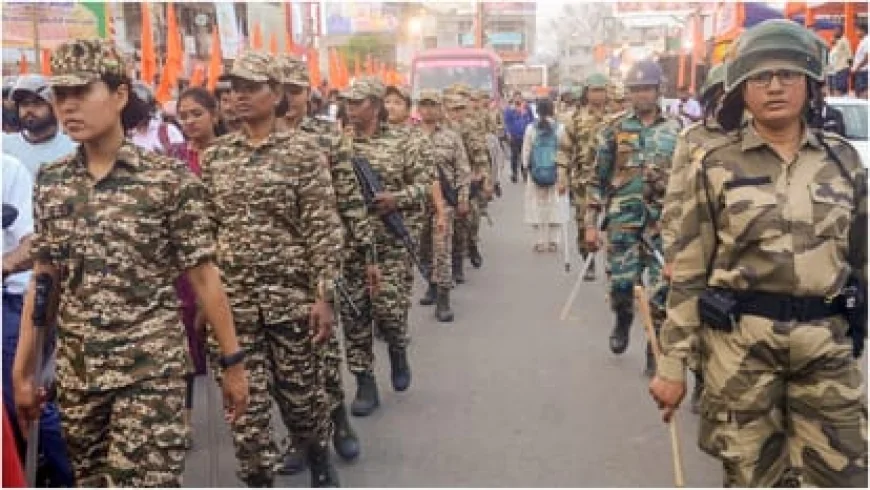 बंगाल चुनाव: पहले चरण में 7 संवेदनशील जिले, केंद्रीय बलों के साथ 2193 QRT तैनात; हर गतिविधि पर कड़ी नजर
