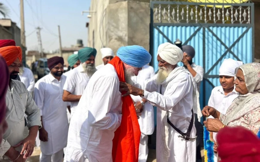 स्पीकर कुलतार सिंह संधवान ने जीदा में सुखमनी साहिब पाठ के भोग में टेका माथा