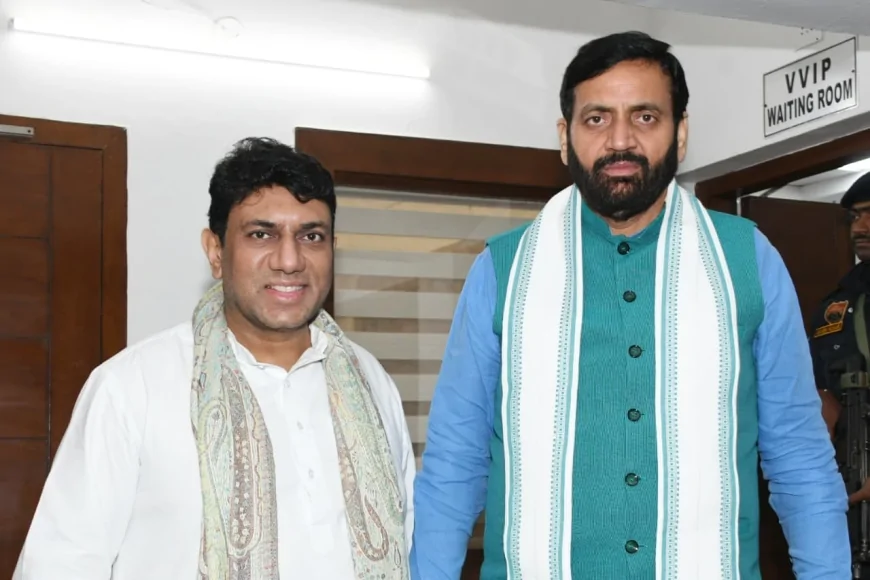 Yogeshwar Sharma Welcomes AAP Rajya Sabha MPs to BJP, Slams Party’s ‘Deviated Principles’