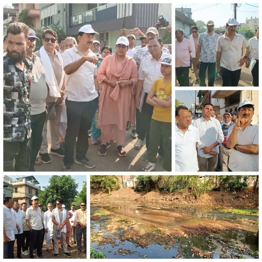 गुनिया नदी संरक्षण अभियान का तीसरा चरण सफल, कलेक्टर के निरीक्षण में कचरा व अतिक्रमण पर सख्ती