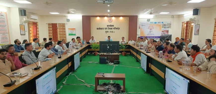 दो खंभे से ननाखेड़ी मण्डी गेट तक अतिक्रमण और नाला निर्माण को लेकर बैठक आयोजित