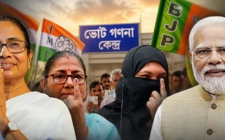 बंगाल में पहली बार खिला कमल: हाई वोल्टेज मुकाबले के बीच भाजपा की बढ़त के 7 बड़े कारण