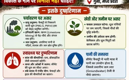 सीमेंट फैक्ट्री शिलान्यास पर विवाद: पर्यावरण और स्वास्थ्य चिंताओं को लेकर कोर्ट में रोक की मांग