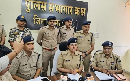 गुना पुलिस लगभग 12.50 लाख रूपये मूल्य के 64 गुम मोबाइल फोन बरामद कर फरियादियों को बापस लौटाए