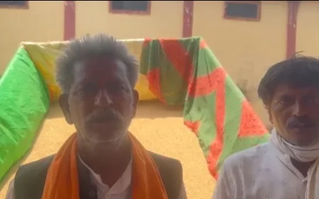 गुना नानाखेड़ी शासकीय गेहूँ तौल कांटे पर किसानों से लूट