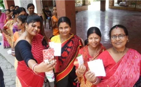 विधानसभा चुनाव 2026 में महिलाओं ने बढ़-चढ़कर किया मतदान, पश्चिम बंगाल में रिकॉर्ड 93.71 प्रतिशत मतदान दर्ज