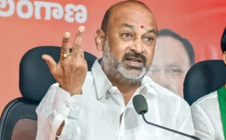 केंद्रीय मंत्री बी. संजय कुमार के बेटे पर पॉक्सो मामला दर्ज, भगीरथ ने लगाया पांच करोड़ की उगाही का आरोप