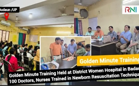 Golden Minute Training Empowers 100 Healthcare Workers to Save Newborn Lives in Badaun