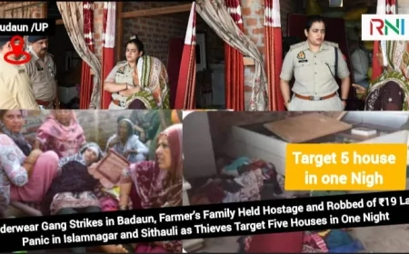 Underwear Gang Strikes in Badaun, Farmer’s Family Held Hostage and Robbed of ₹19 Lakh