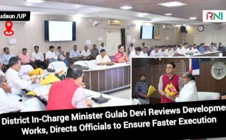 District In-Charge Minister Reviews Development Works, Directs Officials to Ensure Faster Execution