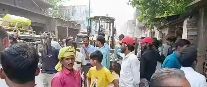 ANTI-ENCROACHMENT DRIVE AT VEGETABLE MARKET