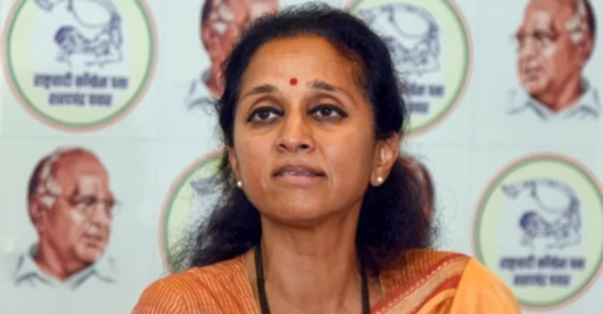 मुंबई-पुणे एक्सप्रेसवे पर सुप्रिया सुले की कार का एक्सीडेंट, सीटबेल्ट ने बचाई जान