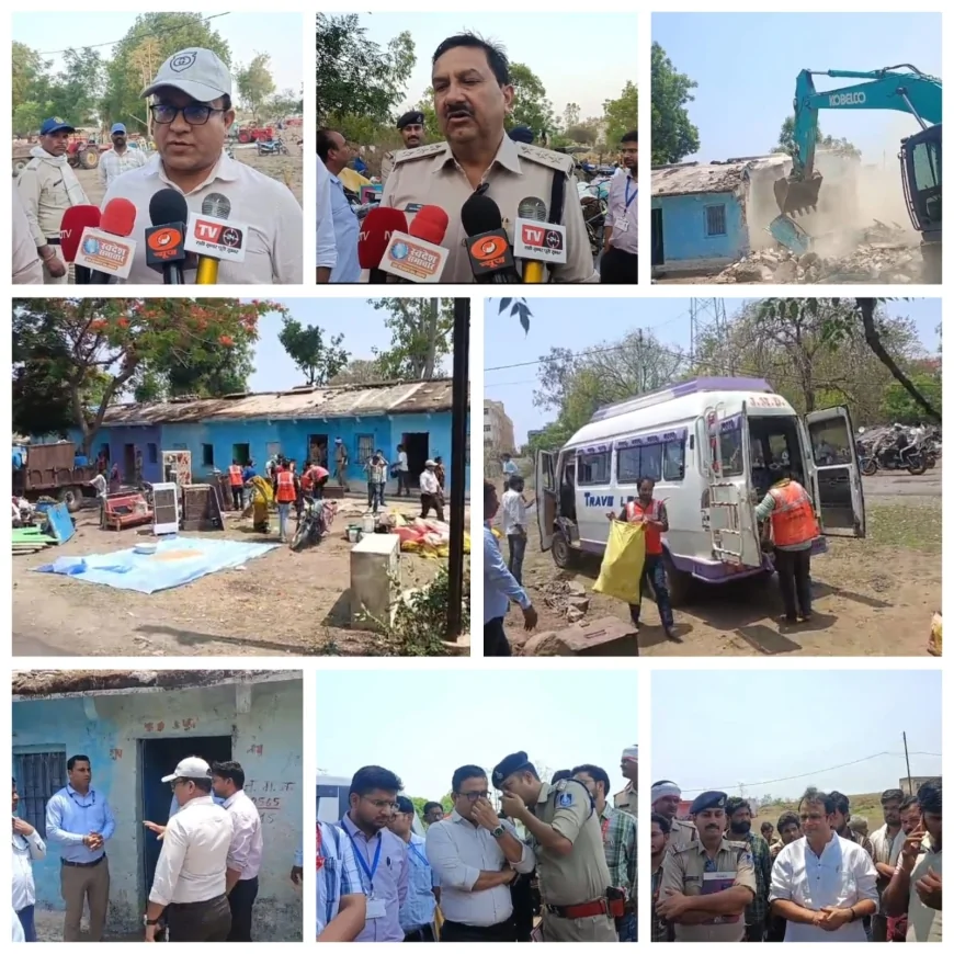 डिपो कॉलोनी पर चला बुलडोजर: 57 जर्जर सरकारी क्वार्टर ध्वस्त, बेघर परिवारों की आंखें हुईं नम