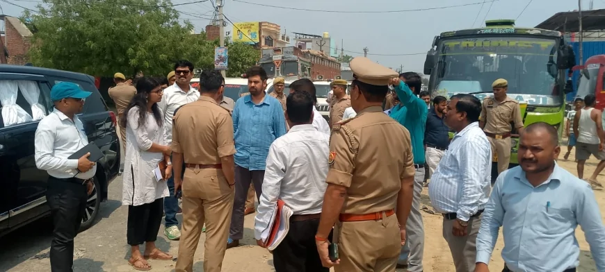हरदोई में निजी बस स्टापों की भूमि समतलीकरण के निर्देश, ई-रिक्शों की होगी सघन चेकिंग