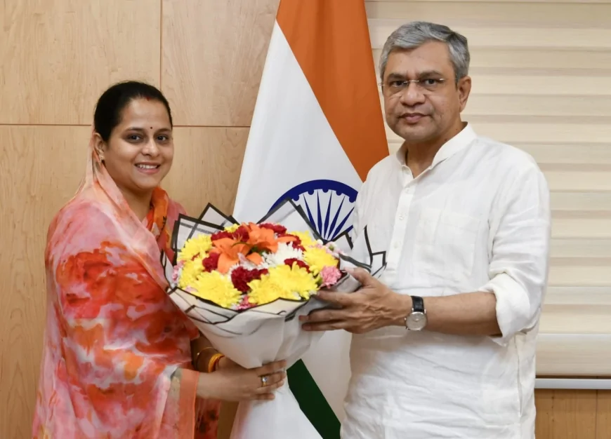 सिंहस्थ-2028 से पहले चाचौड़ा-बीनागंज और कुम्भराज स्टेशन को संवारने की मांग, विधायक प्रियंका पैंची ने रेलमंत्री से की मुलाकात