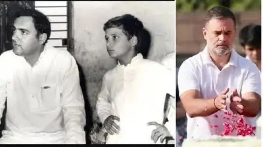 Rahul Gandhi Pays Emotional Tribute to Rajiv Gandhi on 35th Death Anniversary