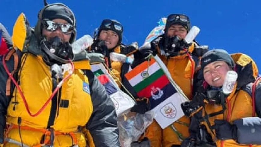 बीएसएफ की पहली महिला पर्वतारोही टीम ने माउंट एवरेस्ट फतह कर रचा इतिहास, गृह मंत्री अमित शाह ने दी बधाई