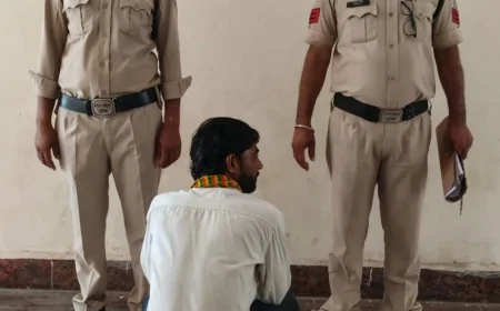 डेढ़ माह से फरार रंगदारी का आरोपी गिरफ्तार, 12 आपराधिक मामलों का है रिकॉर्ड