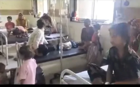गुना में दूषित पेयजल से बच्चों की तबीयत बिगड़ी, एक दर्जन से अधिक अस्पताल में भर्ती