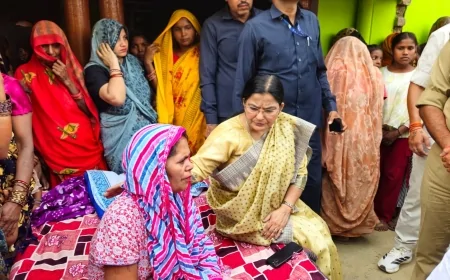 शाहाबाद:उच्च शिक्षा मंत्री परियल गांव पहुंचकर प्रधान और ग्रामीणों से मिली, निष्पक्ष जांच का आश्वासन दिया