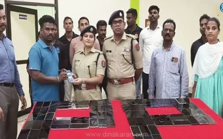 தொலைந்த 240 செல்போன்கள் கண்டுபிடிப்பு; உரிமையாளர்களிடம்
