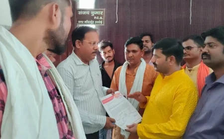 वीर शिरोमणि महाराणा प्रताप सिंह व नेता जी सुभाष चंद्र बोस की प्रतिमा को लगाए जाने की उठाई मांग दिया ज्ञापन