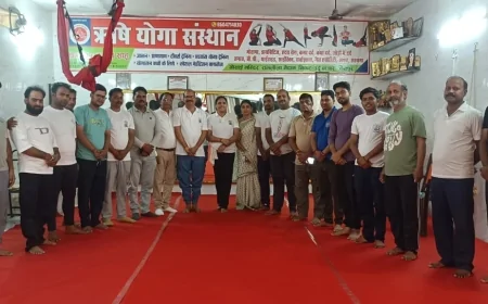 अंतरराष्ट्रीय योग दिवस पर ऋषि योग संस्थान का सप्ताहभर चला निशुल्क योग शिविर संपन्न