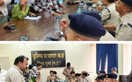 पुलिस जनसुनवाई में सुनी गईं आमजन की शिकायतें, एसपी हितिका वासल ने दिए त्वरित निराकरण के निर्देश