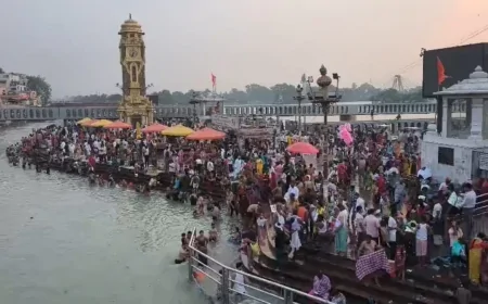 निर्जला एकादशी पर हरिद्वार में उमड़ा आस्था का सैलाब, श्रद्धालुओं ने गंगा में लगाई पवित्र डुबकी