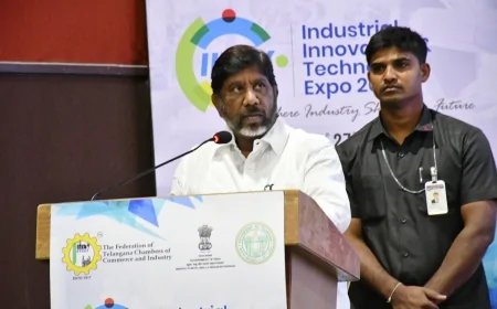 Manufacturing Will Be Driven by Intelligence, Not Machines: Telangana Dy CM at IITEX 2026