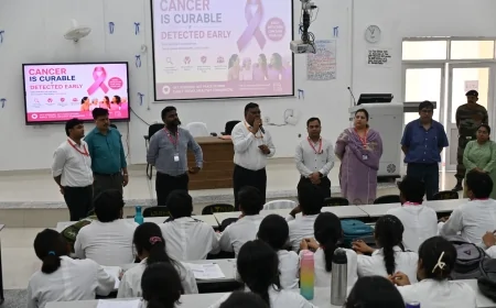मेडिकल कालेज जौनपुर में विश्व तंबाकू निषेध दिवस के प्ररिप्रेक्ष्य में मनाया गया जनजागरूकता कार्यक्रम
