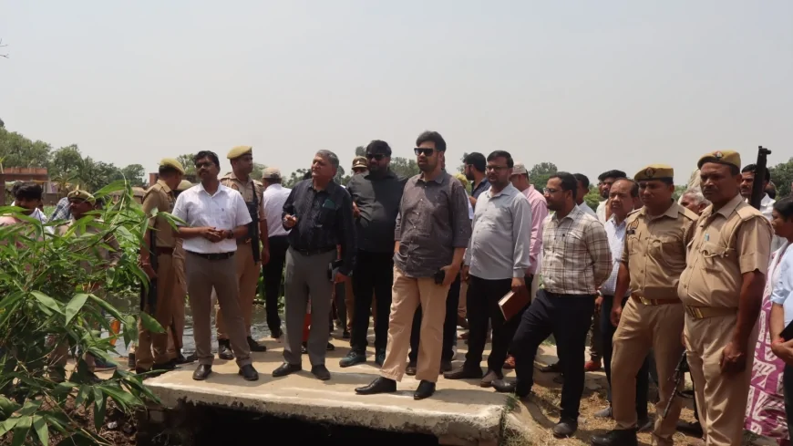 पर्यावरणीय विरासत को सहेजने की पहल, ककराखेड़ा तालाब का डीएम ने किया निरीक्षण