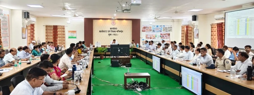 राजस्व, पंचायत, पुलिस एवं स्वास्थ्य विभाग के अधिकारियों को निर्देश: कलेक्टर