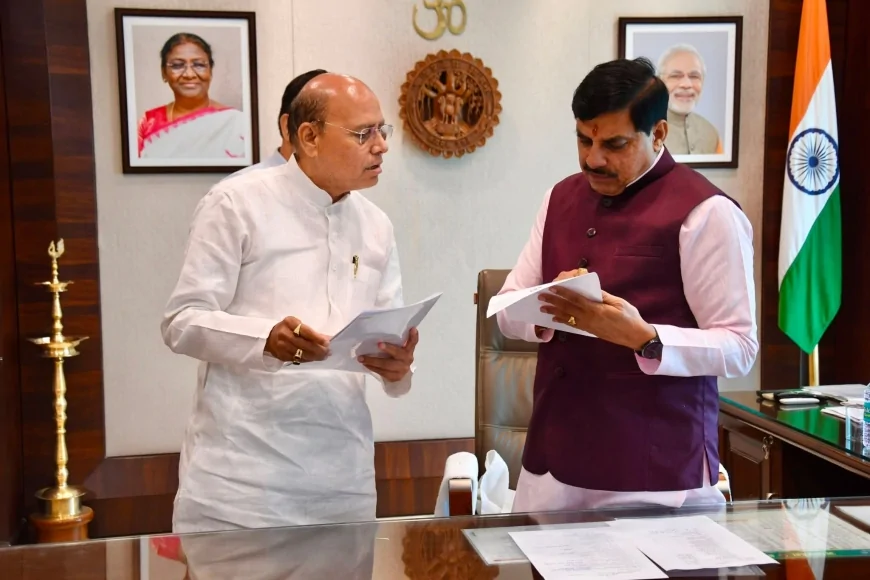 मुख्यमंत्री से मिले विधायक प्रदीप लारिया, नरयावली को नगर पंचायत बनाने व पुल निर्माण कार्यों की स्वीकृति का किया अनुरोध