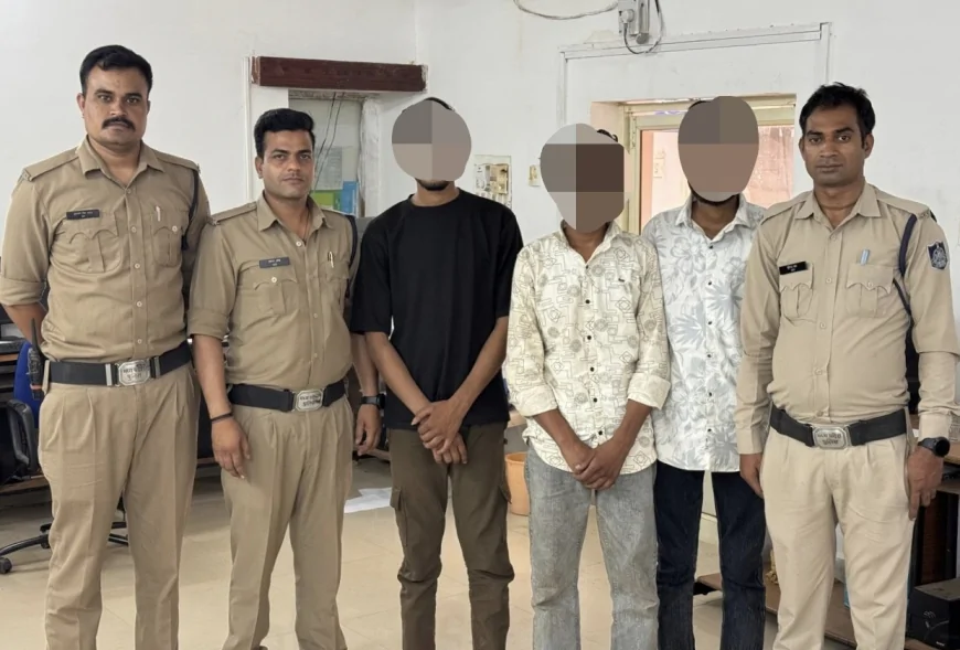 सूने घर में चोरी का पुलिस ने किया खुलासा, 3 आरोपी गिरफ्तार; पूरा माल बरामद