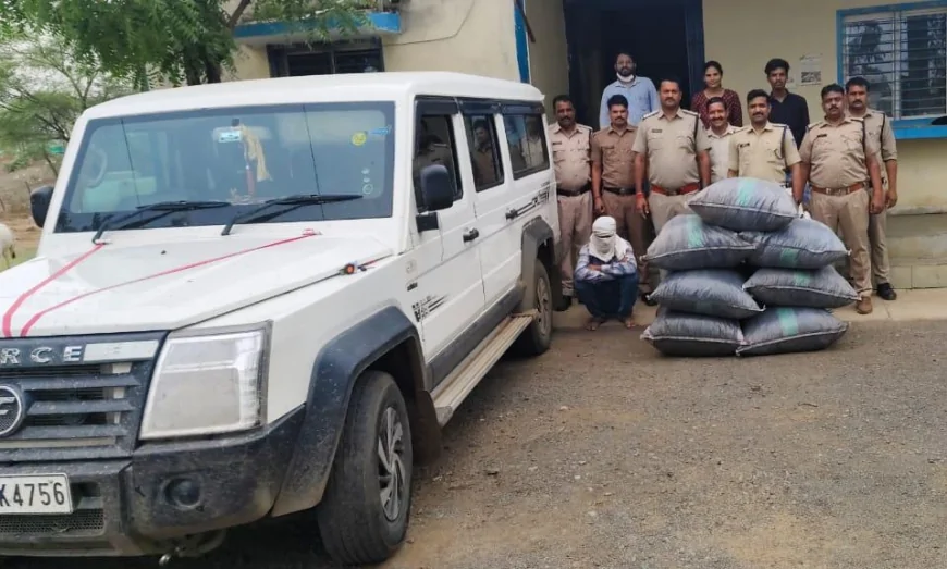 गुना पुलिस की बड़ी कार्रवाई: राजस्थान से आ रही 70 लाख की डोडाचूरा खेप पकड़ी, ट्रेक्स गाड़ी सहित अंतर्राज्यीय तस्कर गिरफ्तार
