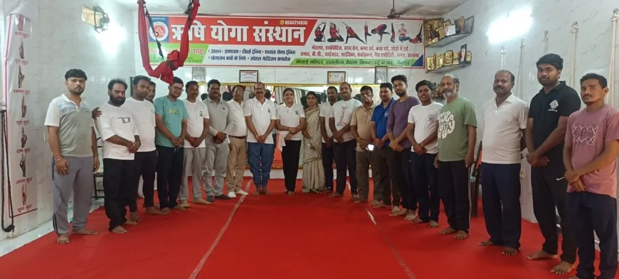 अंतरराष्ट्रीय योग दिवस पर ऋषि योग संस्थान का सप्ताहभर चला निशुल्क योग शिविर संपन्न