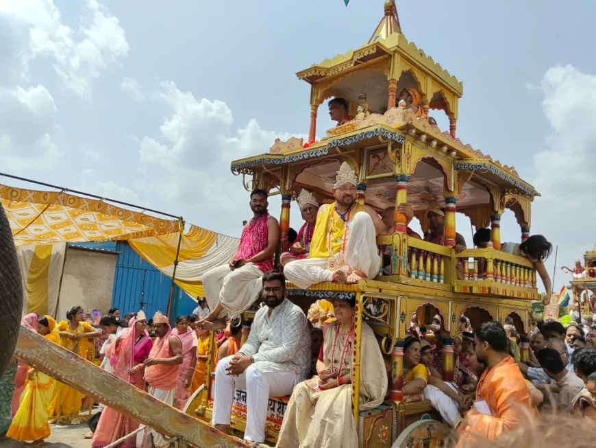 भव्य गजरथ फेरी के साथ पंचमुखी पंचकल्याणक महोत्सव का हुआ समापन