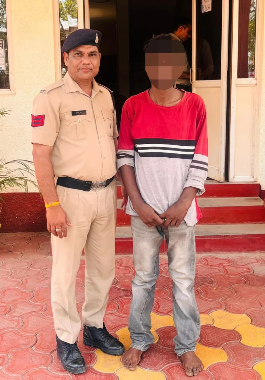 6 साल से फरार वारंटी गिरफ्तार, अवैध रेत उत्खनन मामले में केंट पुलिस की कार्रवाई