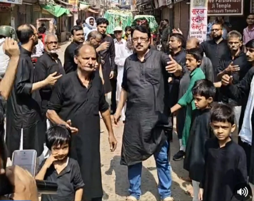 TAZIA MOURNING PROCESSION TAKEN OUT