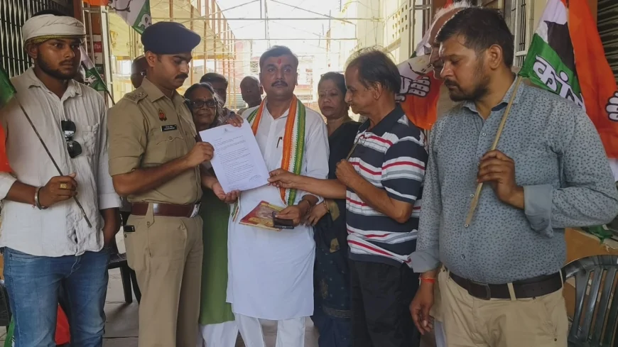मुख्यमंत्री के हाथरस दौरे पर दो दिन हाउस अरेस्ट रहे कांग्रेस के पूर्व जिलाध्यक्ष चंद्रगुप्त विक्रमादित्य, विरोध के बाद पुलिस ने लिया जनहित का ज्ञापन