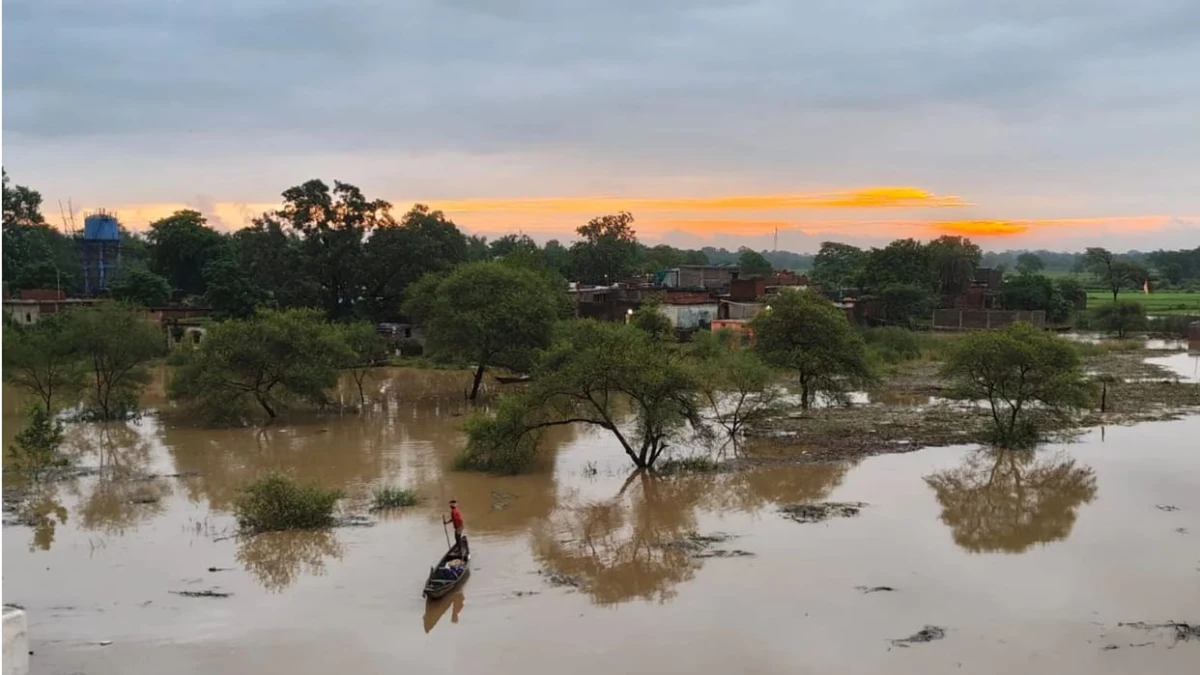 महानदी में उफान से बाढ़ जैसे हालात, कई गांवों में अलर्ट; लोगों को मकान खाली करने की सलाह